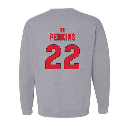 Rutgers - NCAA Women's Basketball : Zachara Perkins - Sports Shersey Crewneck Sweatshirt-1