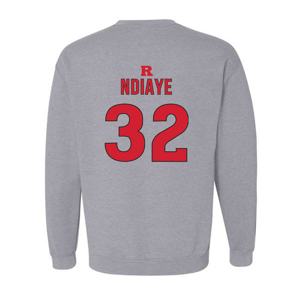 Rutgers - NCAA Women's Basketball : Yaya Ndiaye - Sports Shersey Crewneck Sweatshirt-1