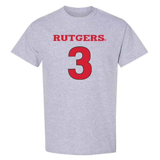 Rutgers - NCAA Women's Basketball : Makylah Moore - Sports Shersey T-Shirt-0