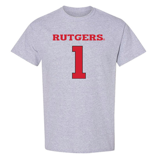 Rutgers - NCAA Women's Basketball : Lauryn Swann - Sports Shersey T-Shirt-0