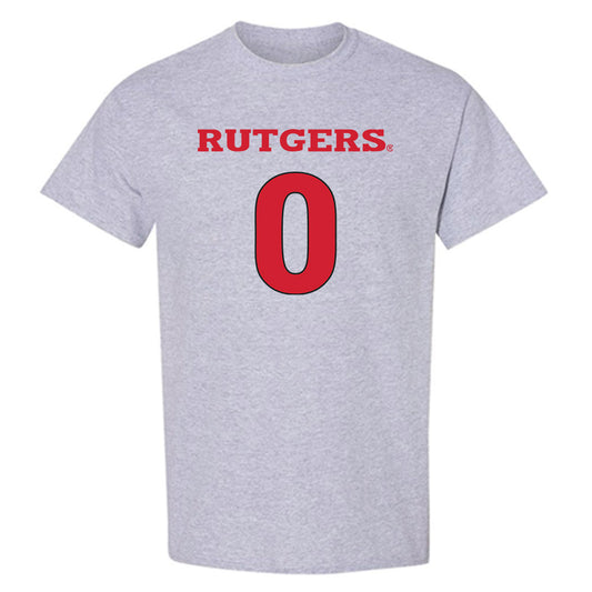 Rutgers - NCAA Men's Basketball : Jordan Derkack - Sports Shersey T-Shirt
