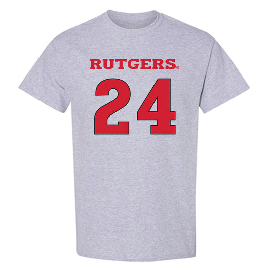 Rutgers - NCAA Women's Basketball : Zennia Thomas - Sports Shersey T-Shirt-0