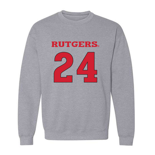 Rutgers - NCAA Women's Basketball : Zennia Thomas - Sports Shersey Crewneck Sweatshirt-0