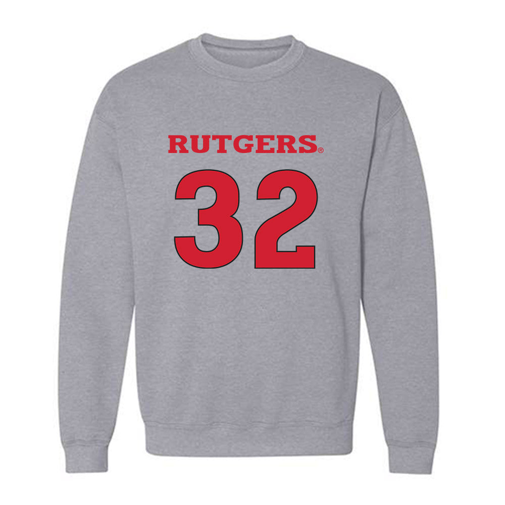 Rutgers - NCAA Women's Basketball : Yaya Ndiaye - Sports Shersey Crewneck Sweatshirt-0