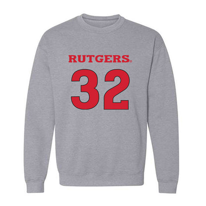 Rutgers - NCAA Women's Basketball : Yaya Ndiaye - Sports Shersey Crewneck Sweatshirt-0