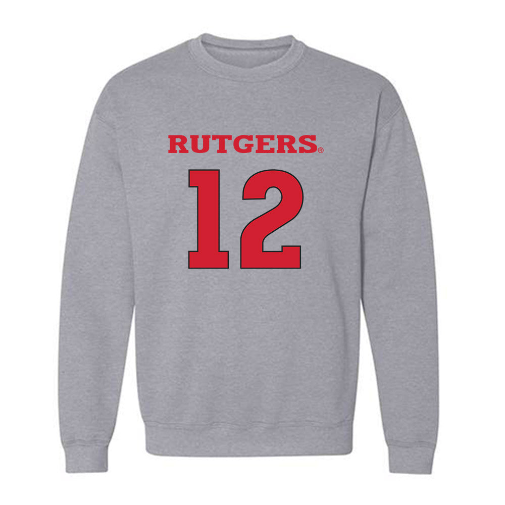 Rutgers - NCAA Women's Basketball : Faith Blackstone - Sports Shersey Crewneck Sweatshirt-0