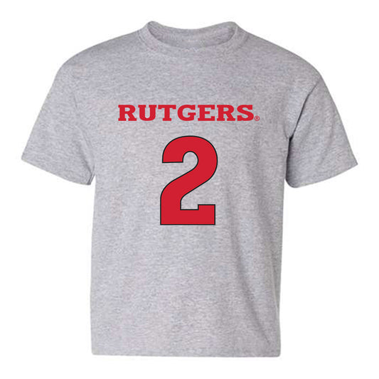 Rutgers - NCAA Women's Basketball : Kaylah Ivey - Sports Shersey Youth T-Shirt-0