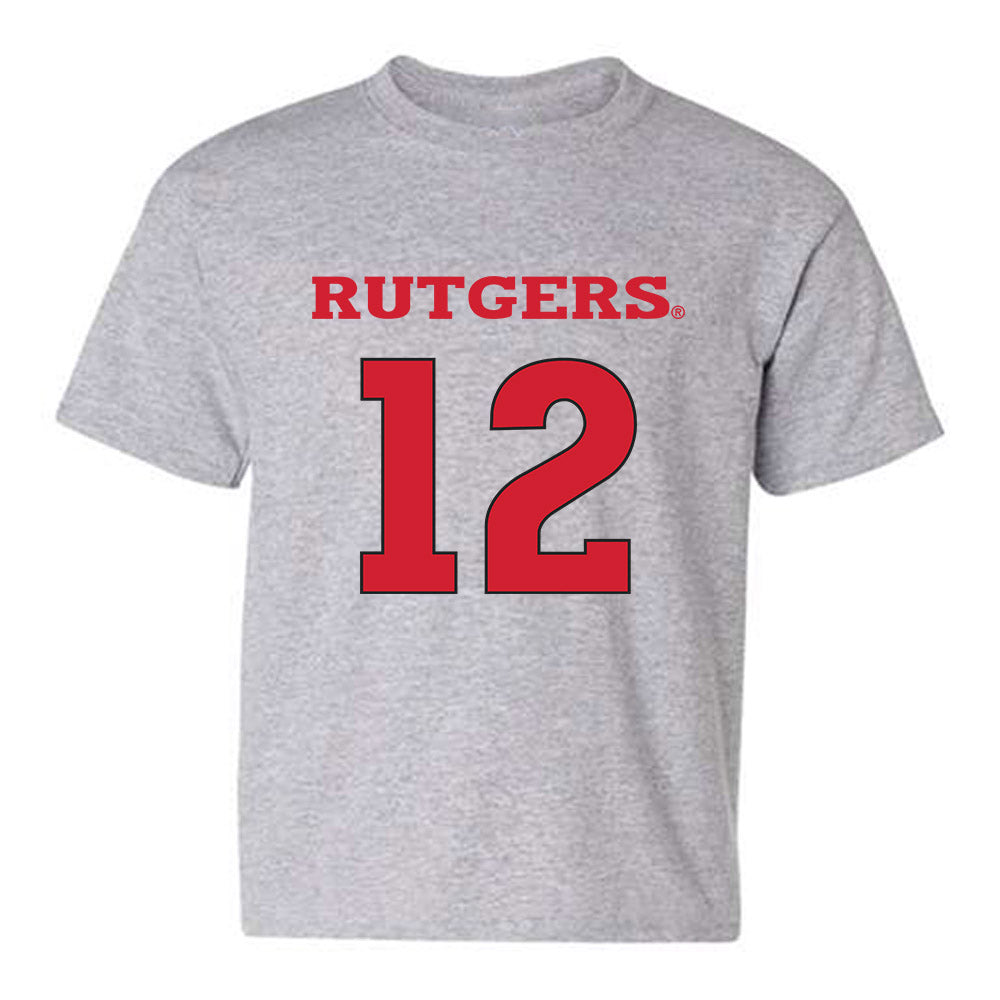 Rutgers - NCAA Women's Basketball : Faith Blackstone - Sports Shersey Youth T-Shirt-0