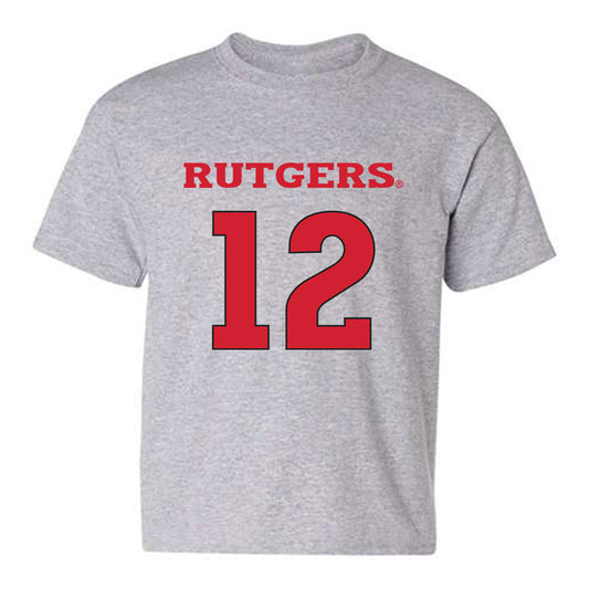 Rutgers - NCAA Women's Basketball : Faith Blackstone - Sports Shersey Youth T-Shirt-0