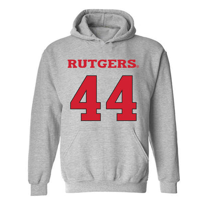 Rutgers - NCAA Women's Basketball : Tara Daye - Sports Shersey Hooded Sweatshirt-0
