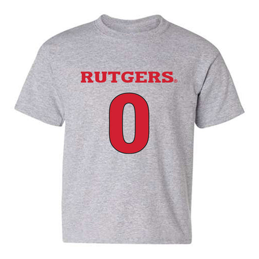 Rutgers - NCAA Women's Basketball : Chikae Desdunes - Sports Shersey Youth T-Shirt-0
