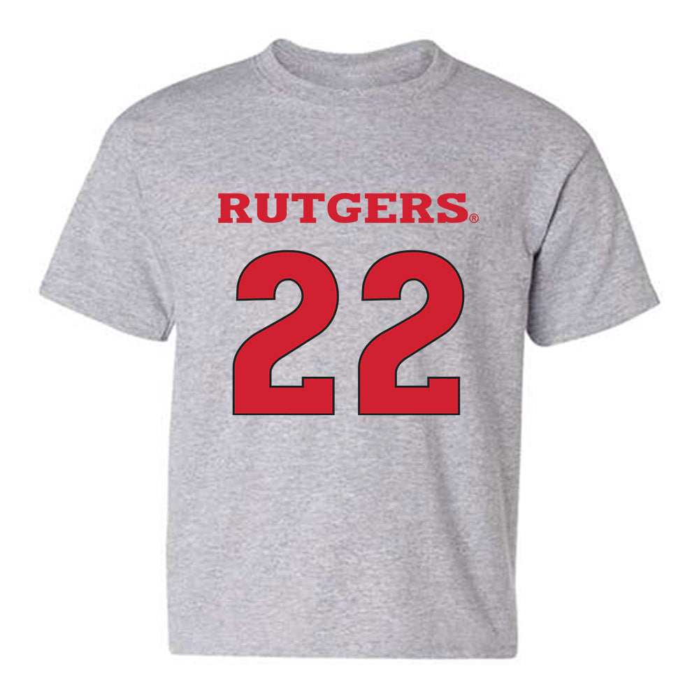 Rutgers - NCAA Women's Basketball : Zachara Perkins - Sports Shersey Youth T-Shirt-0
