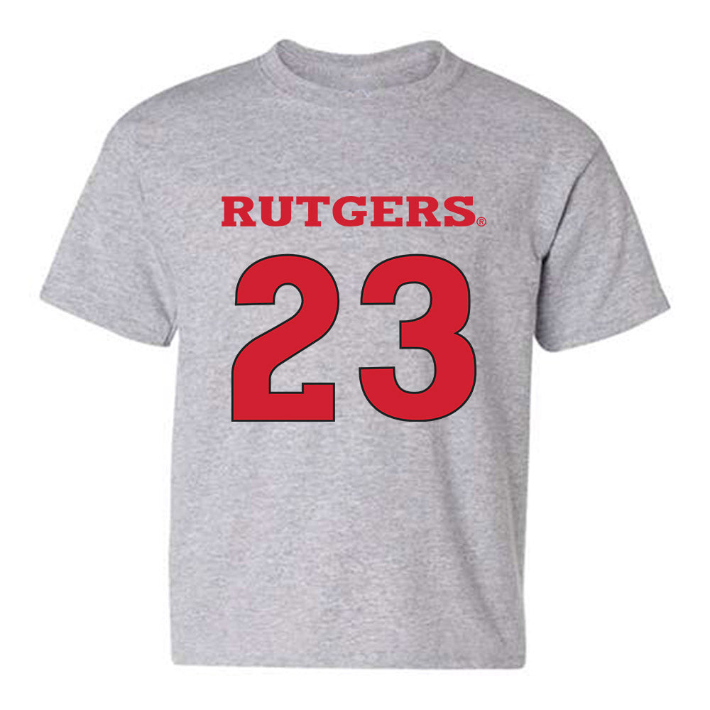 Rutgers - NCAA Men's Basketball : Martin Tonejc - Sports Shersey Youth T-Shirt-0