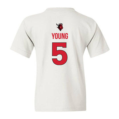 Rutgers - NCAA Women's Basketball : Deja Young - Sport Shersey Youth T-Shirt-1