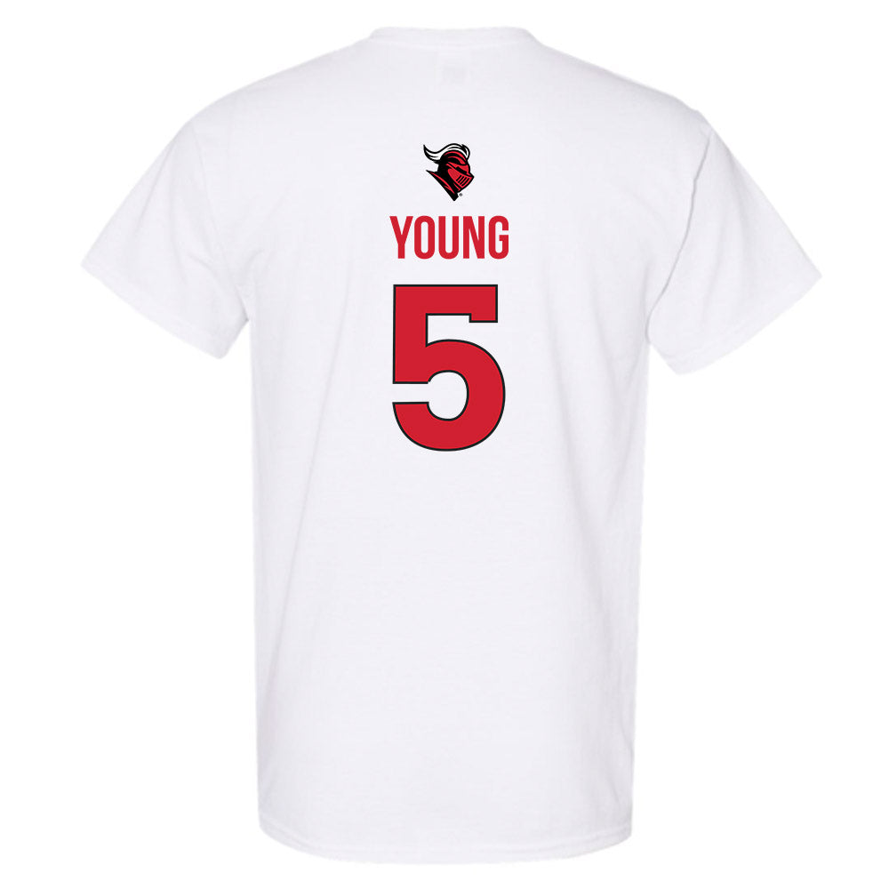 Rutgers - NCAA Women's Basketball : Deja Young - Sport Shersey T-Shirt-1