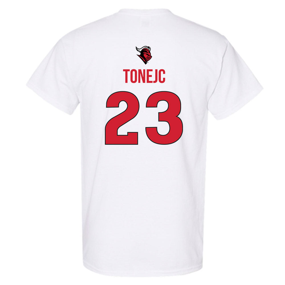 Rutgers - NCAA Men's Basketball : Martin Tonejc - Sport Shersey T-Shirt-1