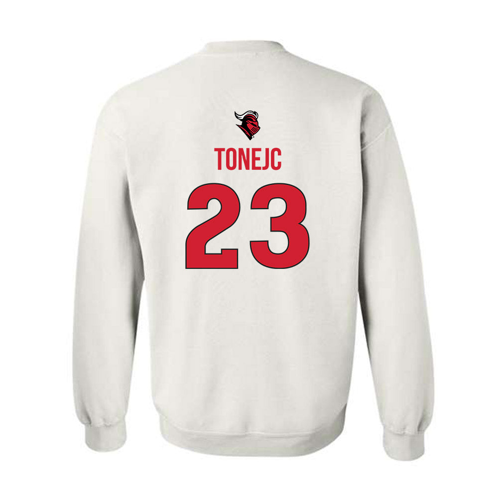 Rutgers - NCAA Men's Basketball : Martin Tonejc - Sport Shersey Crewneck Sweatshirt-1