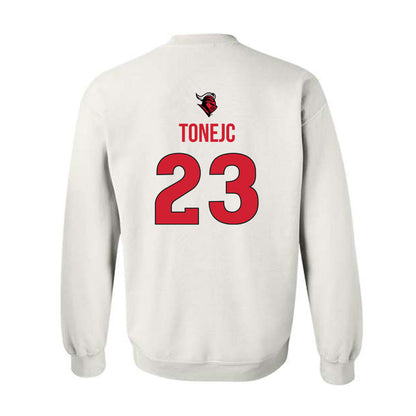 Rutgers - NCAA Men's Basketball : Martin Tonejc - Sport Shersey Crewneck Sweatshirt-1
