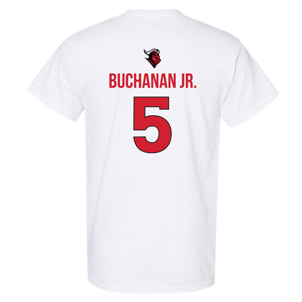 Rutgers - NCAA Men's Basketball : Darren Buchanan Jr. - Sport Shersey T-Shirt-1