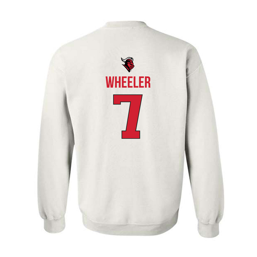 Rutgers - NCAA Women's Basketball : Precious Gem Wheeler - Sport Shersey Crewneck Sweatshirt-1