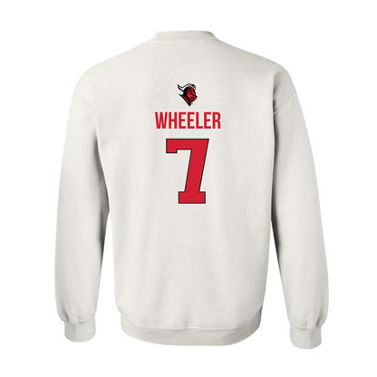 Rutgers - NCAA Women's Basketball : Precious Gem Wheeler - Sport Shersey Crewneck Sweatshirt-1