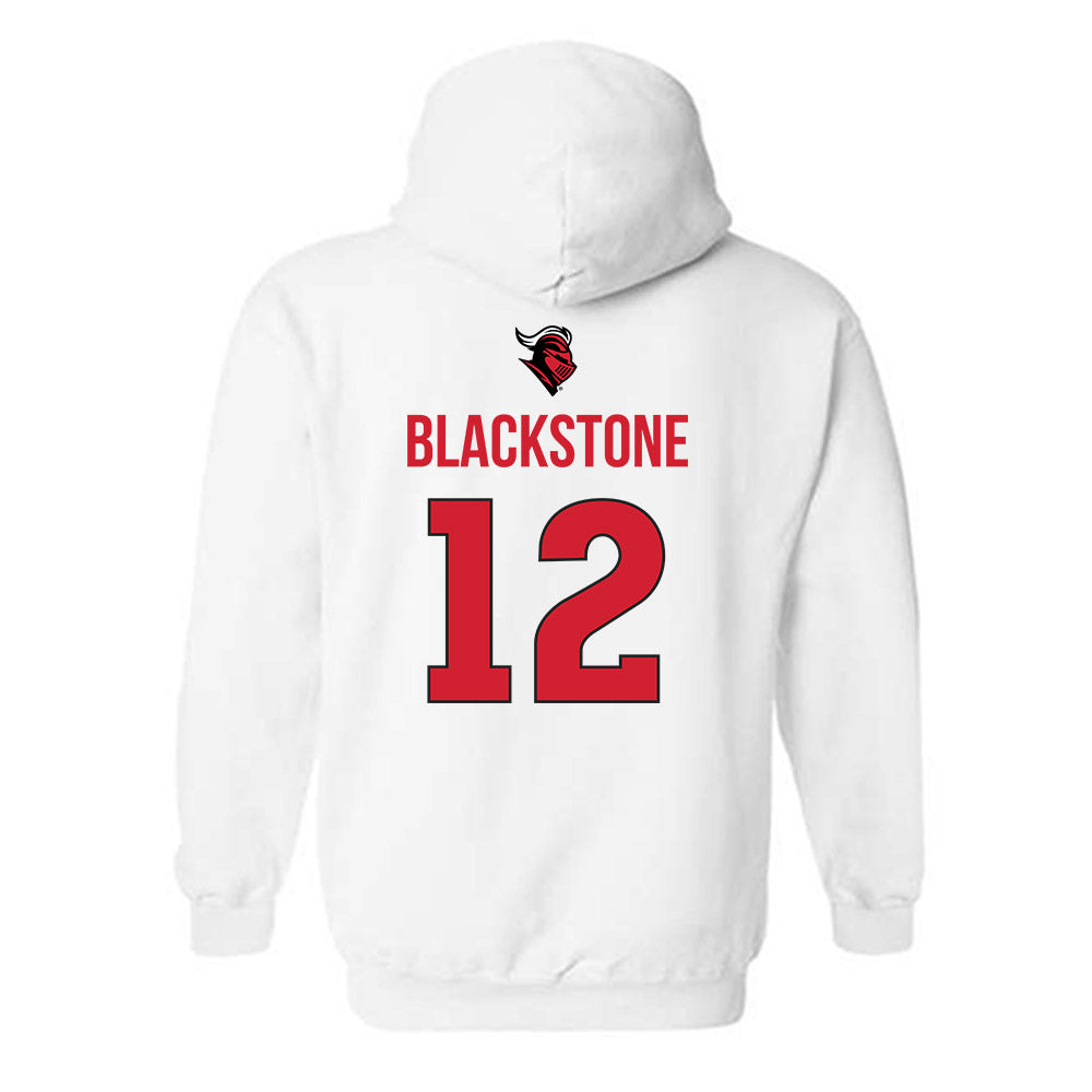 Rutgers - NCAA Women's Basketball : Faith Blackstone - Sport Shersey Hooded Sweatshirt-1