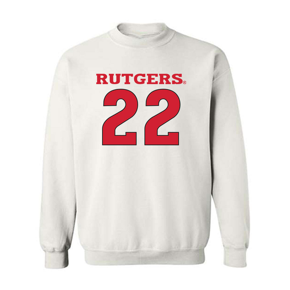 Rutgers - NCAA Women's Basketball : Zachara Perkins - Sport Shersey Crewneck Sweatshirt-0