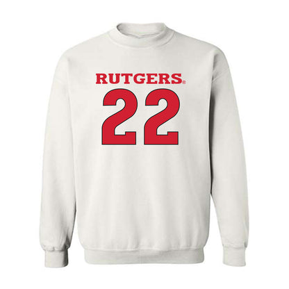 Rutgers - NCAA Women's Basketball : Zachara Perkins - Sport Shersey Crewneck Sweatshirt-0