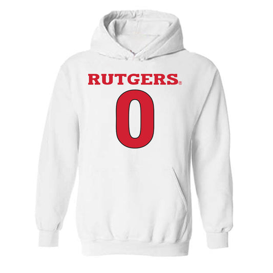 Rutgers - NCAA Women's Basketball : Chikae Desdunes - Sport Shersey Hooded Sweatshirt-0