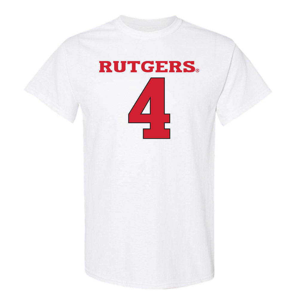 Rutgers - NCAA Men's Basketball : Bryce Dortch - Sport Shersey T-Shirt-0