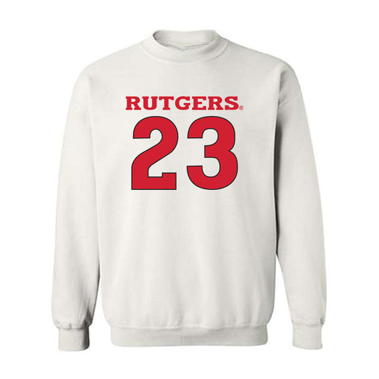 Rutgers - NCAA Men's Basketball : Martin Tonejc - Sport Shersey Crewneck Sweatshirt-0