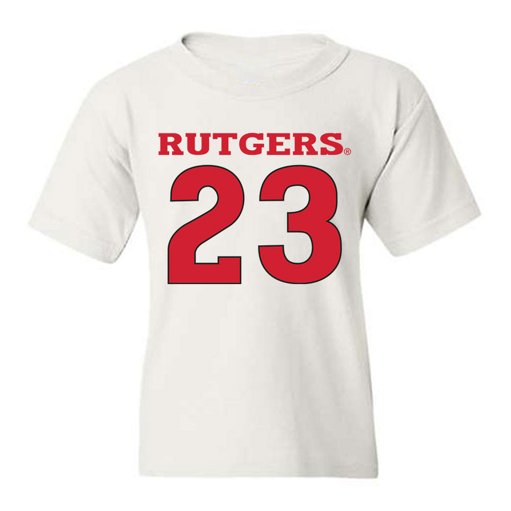 Rutgers - NCAA Men's Basketball : Martin Tonejc - Sport Shersey Youth T-Shirt-0