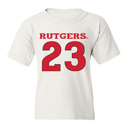 Rutgers - NCAA Men's Basketball : Martin Tonejc - Sport Shersey Youth T-Shirt-0