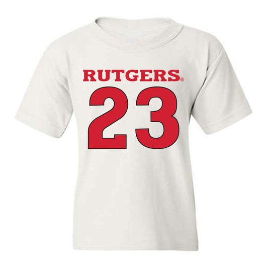 Rutgers - NCAA Men's Basketball : Martin Tonejc - Sport Shersey Youth T-Shirt-0