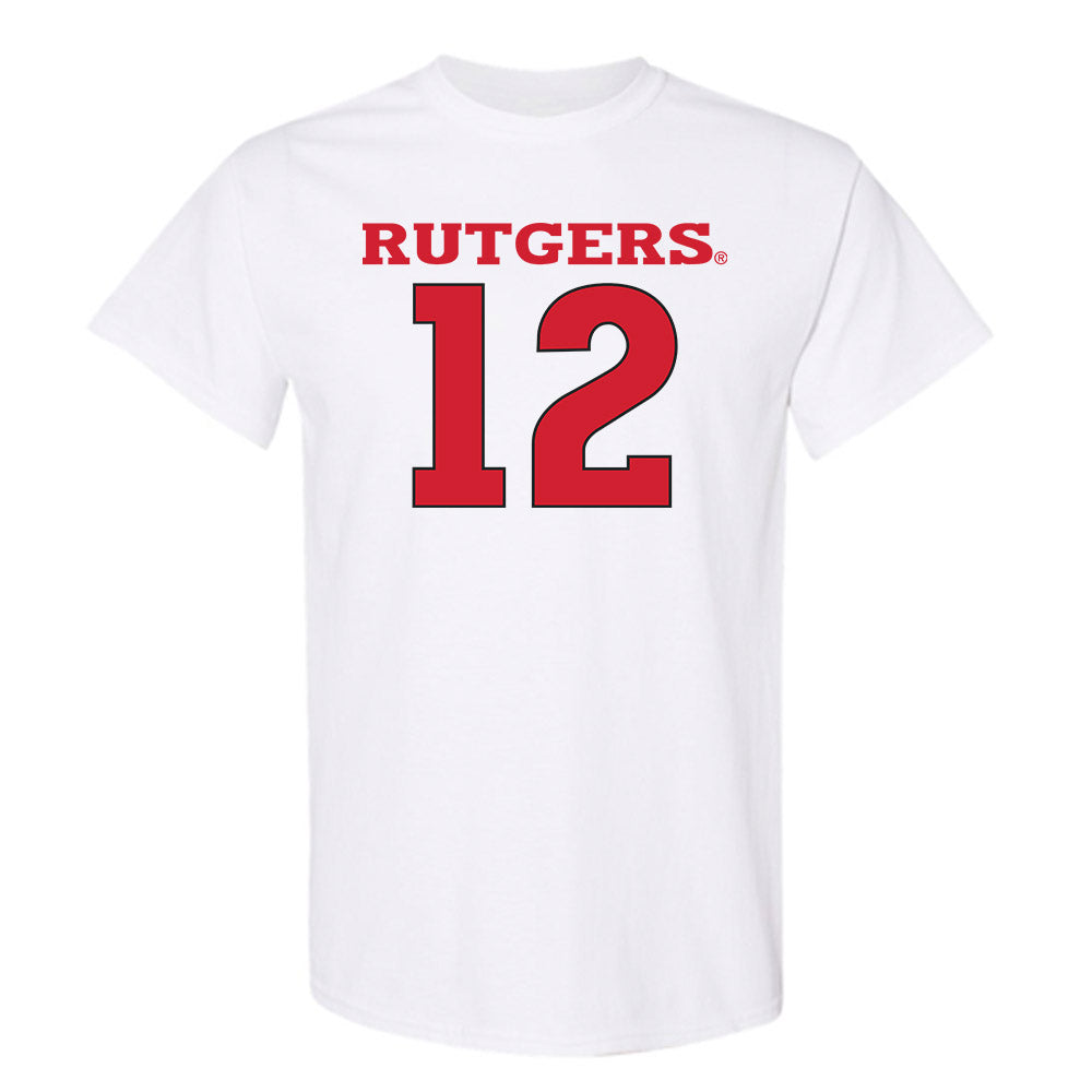 Rutgers - NCAA Women's Basketball : Faith Blackstone - Sport Shersey T-Shirt-0