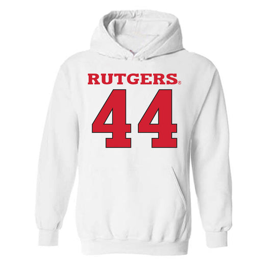 Rutgers - NCAA Women's Basketball : Janae Walker - Sport Shersey Hooded Sweatshirt