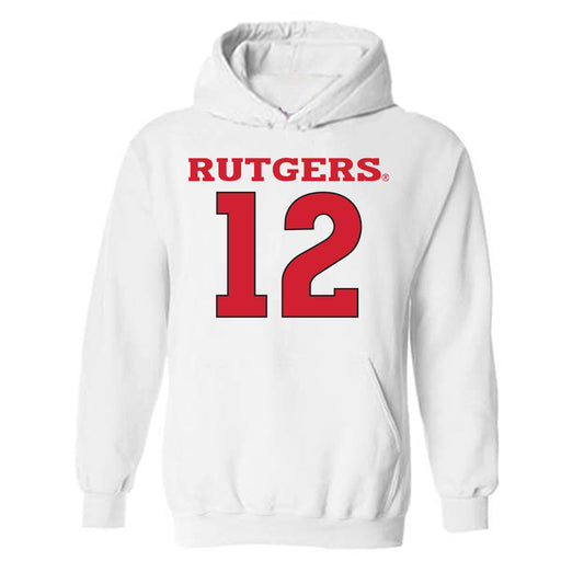 Rutgers - NCAA Women's Basketball : Faith Blackstone - Sport Shersey Hooded Sweatshirt-0