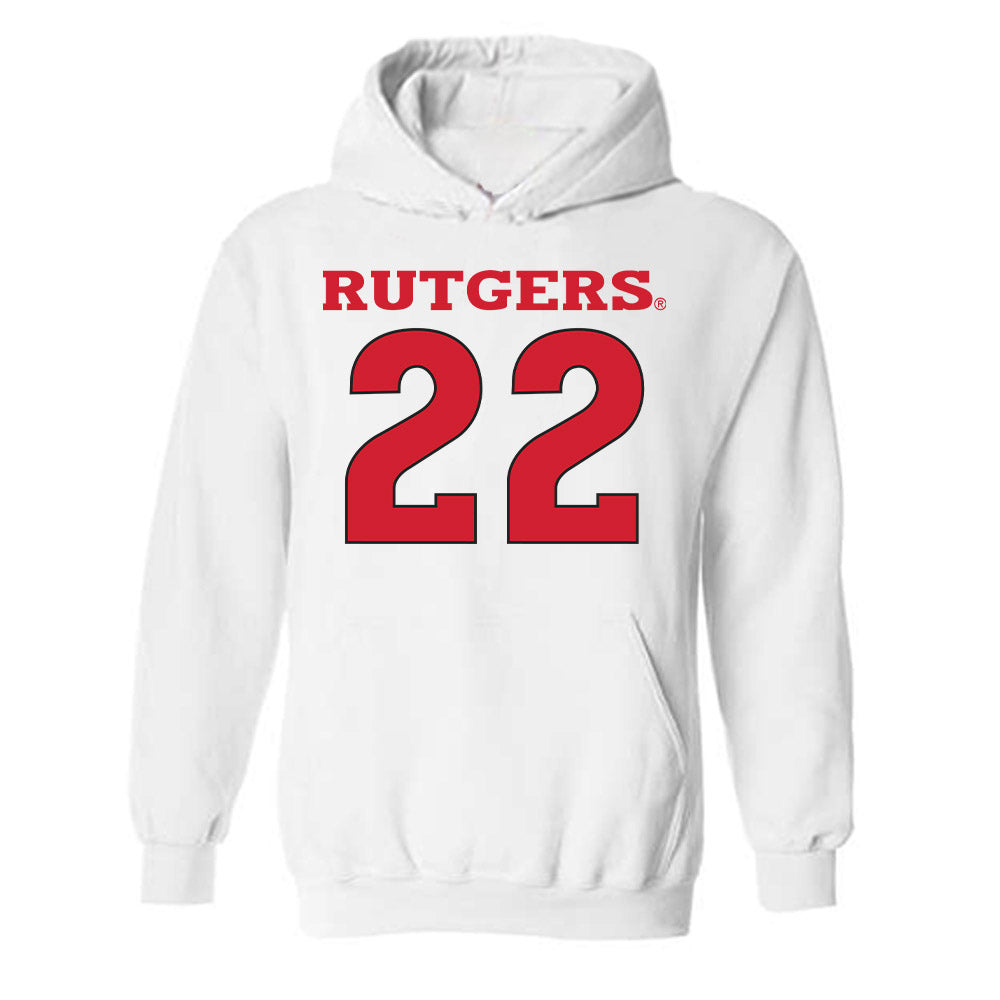 Rutgers - NCAA Women's Basketball : Zachara Perkins - Sport Shersey Hooded Sweatshirt-0