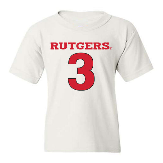 Rutgers - NCAA Women's Basketball : Makylah Moore - Sport Shersey Youth T-Shirt-0
