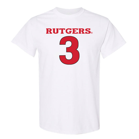 Rutgers - NCAA Women's Basketball : Makylah Moore - Sport Shersey T-Shirt-0