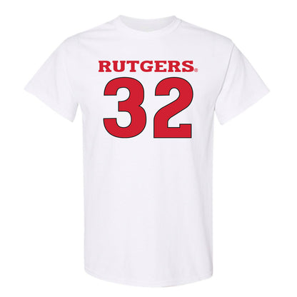Rutgers - NCAA Men's Basketball : Christian Gurdak - Sport Shersey T-Shirt-0