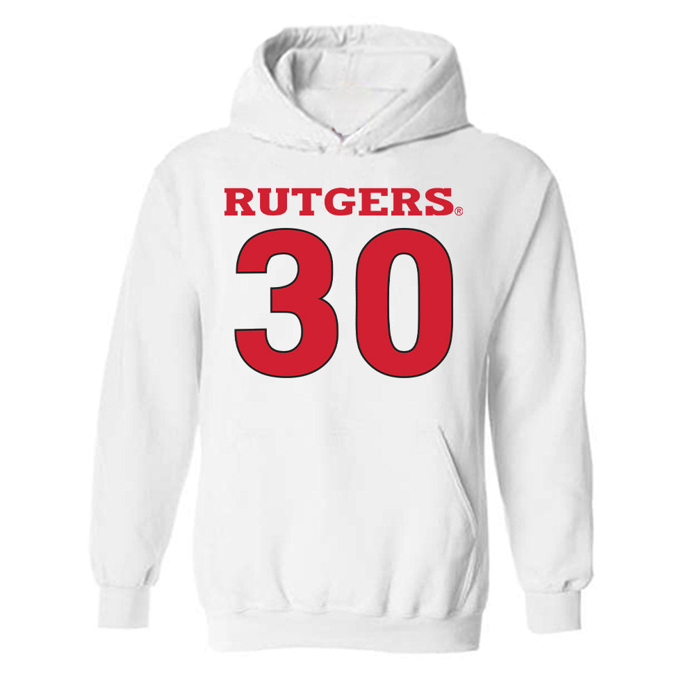 Rutgers - NCAA Women's Basketball : Imani Lester - Sport Shersey Hooded Sweatshirt-0