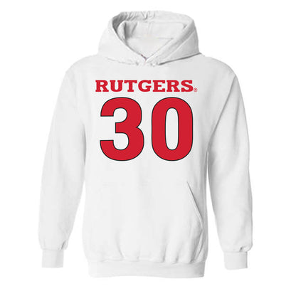 Rutgers - NCAA Women's Basketball : Imani Lester - Sport Shersey Hooded Sweatshirt-0