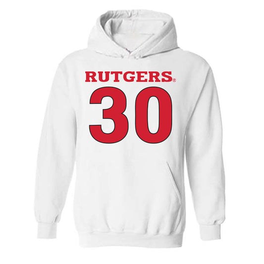 Rutgers - NCAA Women's Basketball : Imani Lester - Sport Shersey Hooded Sweatshirt-0