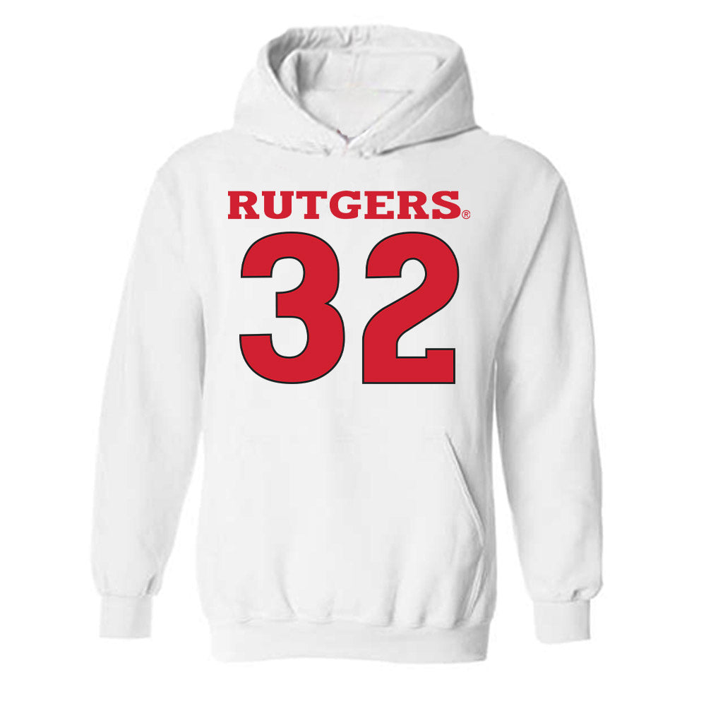 Rutgers - NCAA Women's Basketball : Yaya Ndiaye - Sport Shersey Hooded Sweatshirt-0