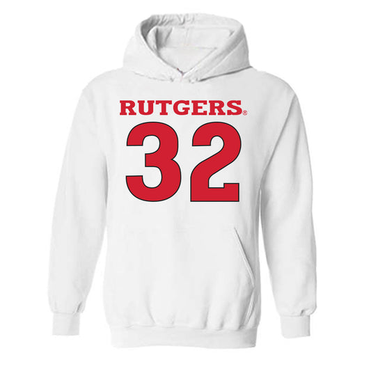 Rutgers - NCAA Women's Basketball : Yaya Ndiaye - Sport Shersey Hooded Sweatshirt-0
