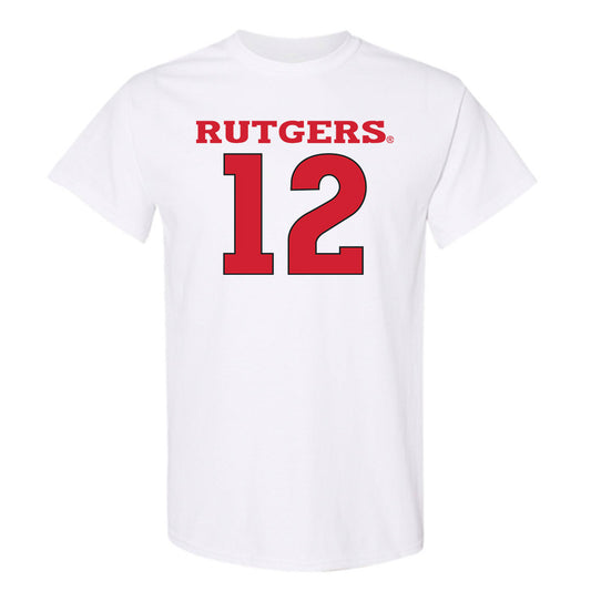 Rutgers - NCAA Men's Basketball : Lewis Duarte - Sport Shersey T-Shirt-0