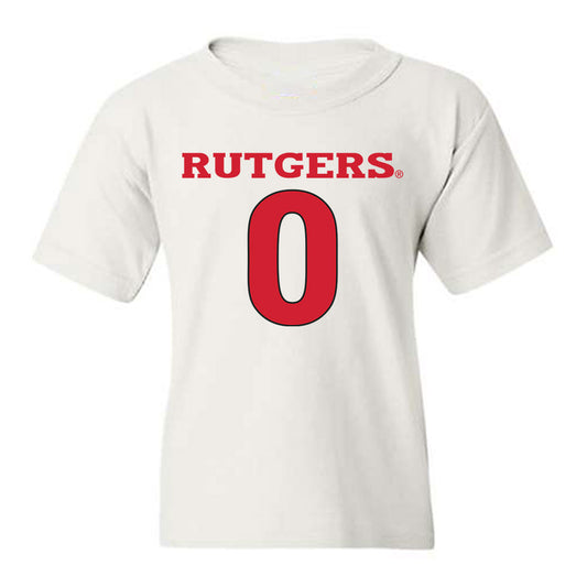 Rutgers - NCAA Women's Basketball : Chikae Desdunes - Sport Shersey Youth T-Shirt-0