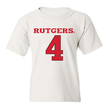 Rutgers - NCAA Men's Basketball : Bryce Dortch - Sport Shersey Youth T-Shirt-0