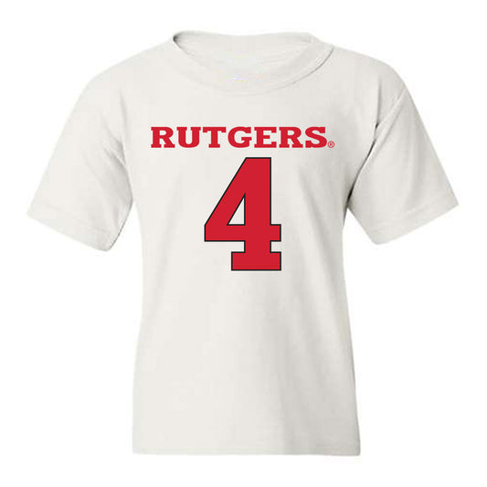 Rutgers - NCAA Men's Basketball : Bryce Dortch - Sport Shersey Youth T-Shirt-0
